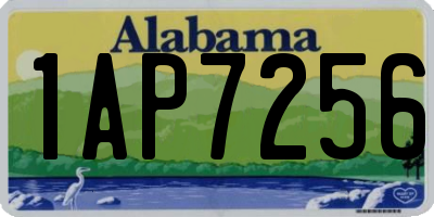 AL license plate 1AP7256