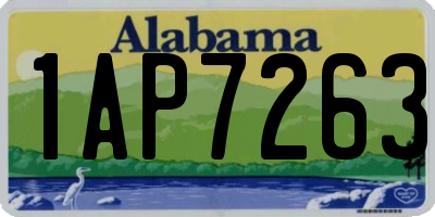 AL license plate 1AP7263