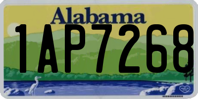 AL license plate 1AP7268