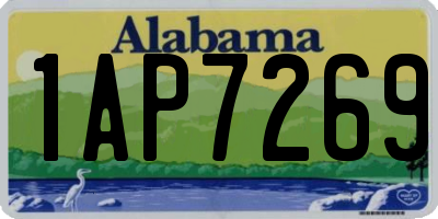 AL license plate 1AP7269