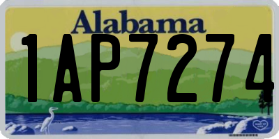 AL license plate 1AP7274