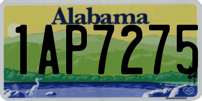 AL license plate 1AP7275