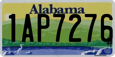 AL license plate 1AP7276