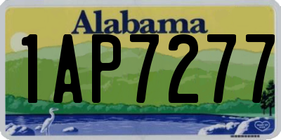 AL license plate 1AP7277