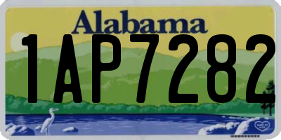 AL license plate 1AP7282