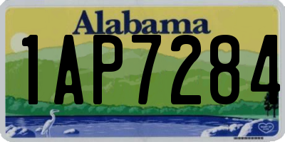 AL license plate 1AP7284