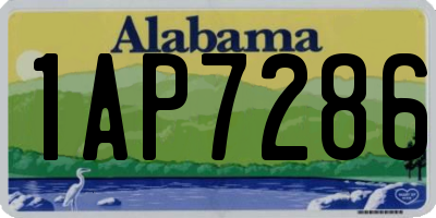 AL license plate 1AP7286