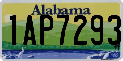 AL license plate 1AP7293