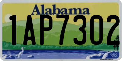 AL license plate 1AP7302