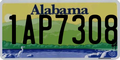 AL license plate 1AP7308
