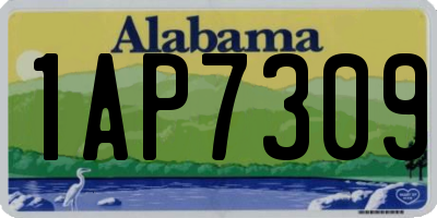 AL license plate 1AP7309