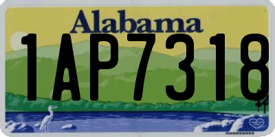 AL license plate 1AP7318