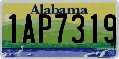 AL license plate 1AP7319