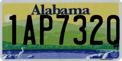 AL license plate 1AP7320
