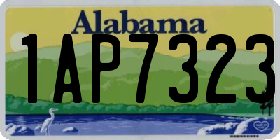 AL license plate 1AP7323
