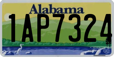 AL license plate 1AP7324