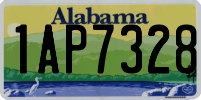 AL license plate 1AP7328