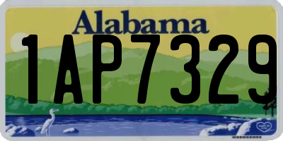 AL license plate 1AP7329