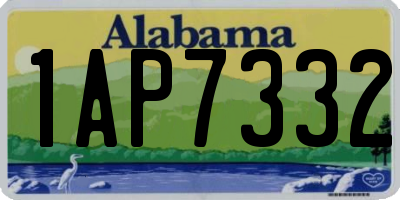 AL license plate 1AP7332