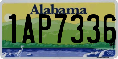 AL license plate 1AP7336