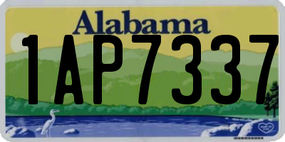 AL license plate 1AP7337