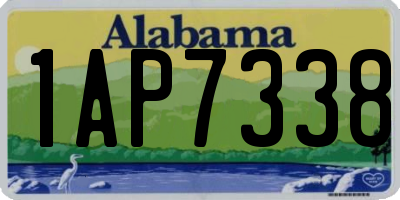 AL license plate 1AP7338