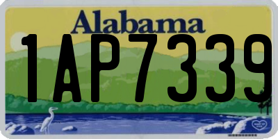 AL license plate 1AP7339