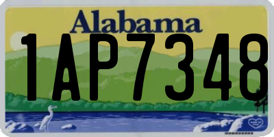 AL license plate 1AP7348