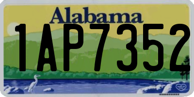 AL license plate 1AP7352