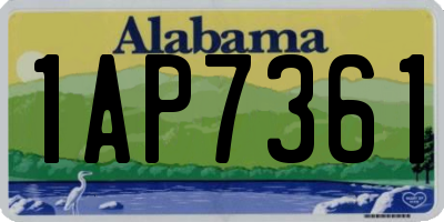 AL license plate 1AP7361