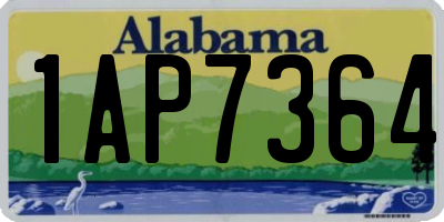 AL license plate 1AP7364