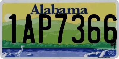 AL license plate 1AP7366