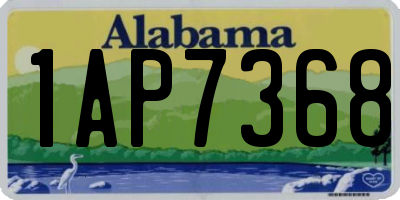 AL license plate 1AP7368