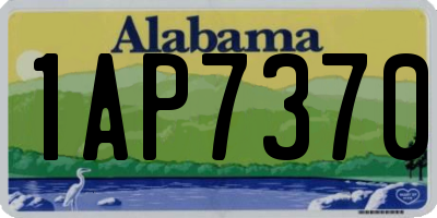 AL license plate 1AP7370