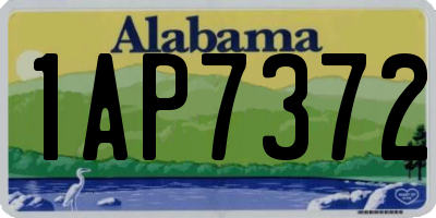 AL license plate 1AP7372