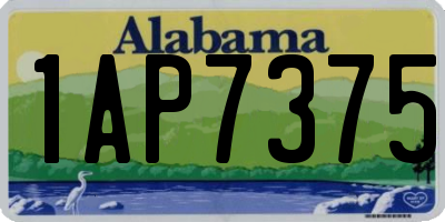 AL license plate 1AP7375
