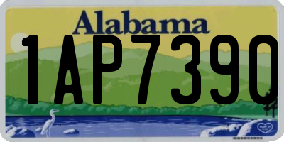 AL license plate 1AP7390