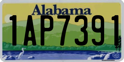 AL license plate 1AP7391