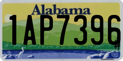AL license plate 1AP7396
