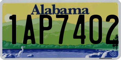 AL license plate 1AP7402
