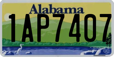 AL license plate 1AP7407