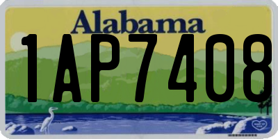 AL license plate 1AP7408
