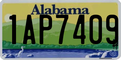 AL license plate 1AP7409