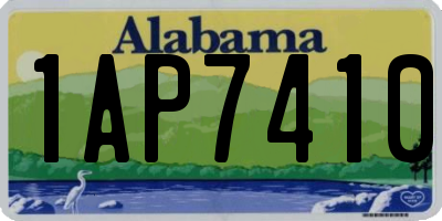 AL license plate 1AP7410