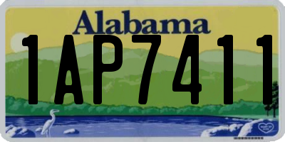 AL license plate 1AP7411