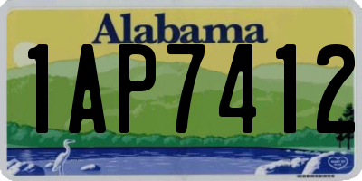 AL license plate 1AP7412