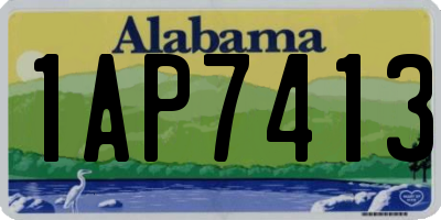 AL license plate 1AP7413