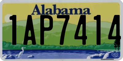 AL license plate 1AP7414