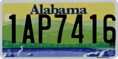 AL license plate 1AP7416