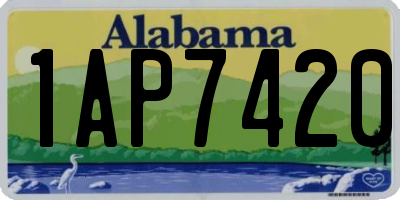 AL license plate 1AP7420